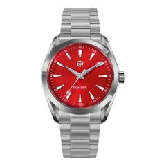 Watchdives WD0006 with red sunray dial