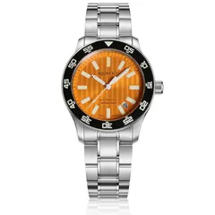 Aquatico Sea Sentinel Tritium with orange dial