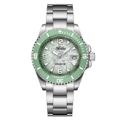 Addies AW25914 with mint green dial and bezel