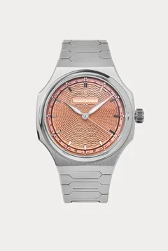 Atelier Wen Perception Xiá, salmon guilloché dial