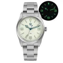 Watchdives WD1016 37mm with cream white 3-6-9 dial