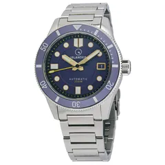 Islander Bayport 40mm with purple dial, gilt hands and markers and purple bezel on H-link bracelet