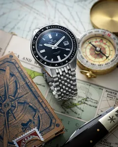 Timefactors Smiths Caribbean 1000 PRS-55, black dial and bezel
