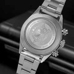 Addiesdive AD2520 engraved solid caseback ("water proof 100m")