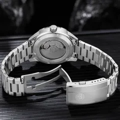 AddiesKIN K007 exhibition caseback and fold-over clasp