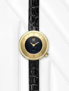 March LA.B Lady Volante Supreme Caviar, gold PVD case