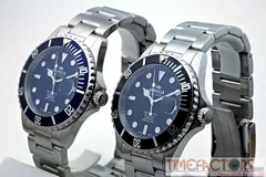 Timefactors Sewills Professional Diver PRS-44, blue and black dial versions