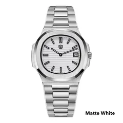Watchdives WD0013 with matte white dial