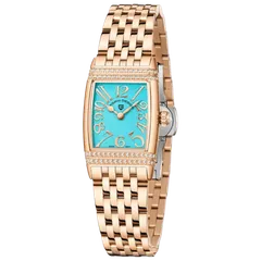 Pagani Design PD-1737 with turquoise dial, gold-tone case and bracelet