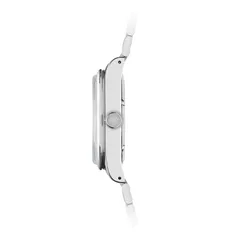 Traska Venturer GMT case profile showing crown and box sapphire