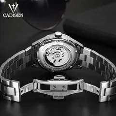 Cadisen C1033 display caseback and butterfly clasp