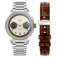KUOE Royal Smith 90-010, Panda, Grained Dial