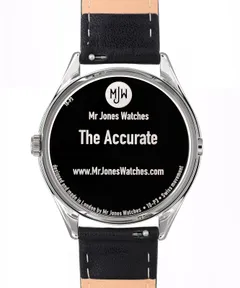 Mr Jones The Accurate caseback printed with the title