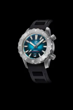 Zelos Abyss 3 3000m Steel Teal on rubber strap