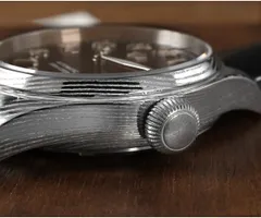 San Martin SN030-D Damascus steel case side and onion crown