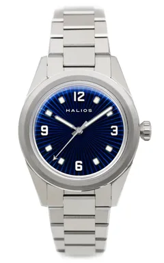 Halios Universa II Vitreous Enamel Series, blue enamel dial