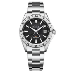 Addiesdive AD2548 GMT with black textured dial