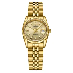 Addies AW25901 in gold tone with champagne dial on the gold-tone jubilee bracelet