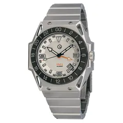 Islander x The Urban Gentry Rangemaster II GMT ISL-267 with white dial and black 24-hour bezel