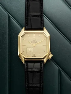March LA.B Mansart Petite Seconde Golden Hour, 3-micron gold-plated case