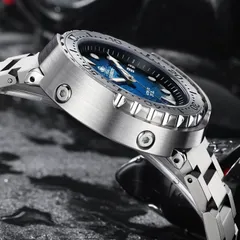 Addiesdive AD2509 case side showing the shroud held by hex screws