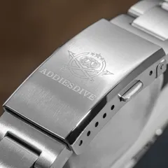 Addiesdive AD2065 push-button fold-over clasp with micro-adjust holes