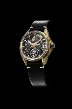 Zelos Mirage Tourbillon in yellow Ti-Damascus