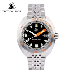 Tactical Frog Sub 300T V2 with black dial on steel bracelet