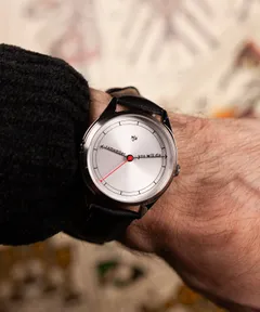 Mr Jones The Accurate on the wrist
