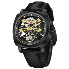 Pagani Design PD-YS017 with gold-tone bridges in a black-coated case