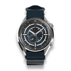 Feynman Fjorde Tempest, blue-grey sunburst dial