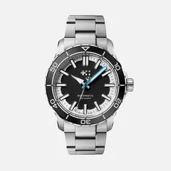 Christopher Ward C60 Trident Reef 41mm, Galaxea Black dial on Bader bracelet
