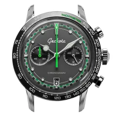 Geckota GT Racing Chronograph Grey and Green