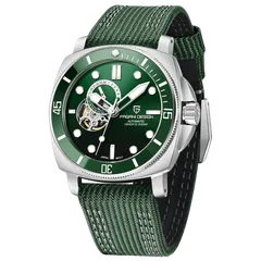 Pagani Design PD-1736 with green dial on green nylon strap