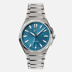 Christopher Ward The Twelve 40mm Ti, Fjord Blue on titanium bracelet
