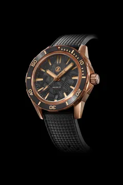 Zelos Swordfish 40mm Bronze Meteorite, gunmetal meteorite dial and black ceramic bezel