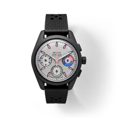 Bravur Grand Tour III in a black PVD case on a black FKM rubber strap