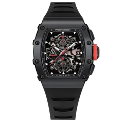 Pagani Design PD-YS011 with black-tone case on black strap