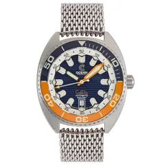 Ocean Crawler Core Diver, V4 Blue/Orange Bezel