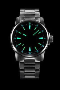 Zelos Aurora Field 42mm Ti Aventurine lume shot
