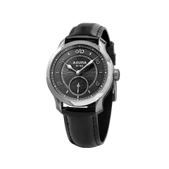 Wise Asura AS-210T in 904L steel, dark grey dial with Thai numerals and small seconds, on M1 Shadow shell cordovan strap