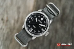 Lüm-Tec Combat B67 on a grey nylon strap