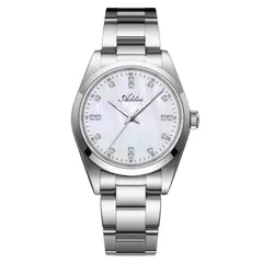 Addies AW25909 with mother-of-pearl dial and silver hands