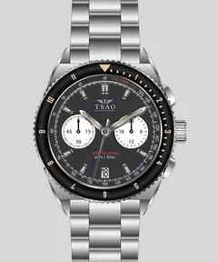 Tsao Baltimore Constellation Chrono-Diver Midnight Grey