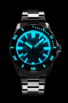 Zelos Swordfish 42mm Holo lume shot