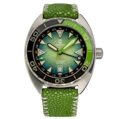 Ocean Crawler Core Diver GMT, V2 Green/Green