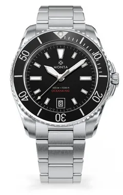 Monta Oceanking third generation, black dial
