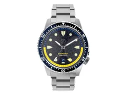 Zelos Mako 300m GMT Moonshot (watches@ edition), aventurine dial, 60-minute bezel