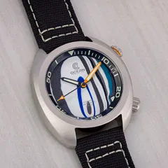 Ocean Crawler Great Lakes Diver, Fordite Unique Piece Azure Asphalt Sprinter