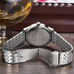 Cadisen C6128 solid caseback and folding clasp